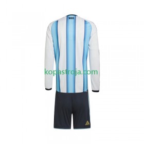 Billiga Fotbollströjor Argentina Barn Hemma tröja WM 2026 Långärmad